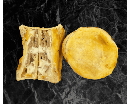 Donner Meat, Garlic Sauce & Mozzarella Pies – 2 Pack